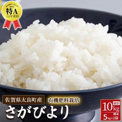 ふるさと納税 太良町 【先行予約】佐賀県太良町産〜牟田農園のさがびより(5kg×2袋)<精米>(令和8年度産)P114x1