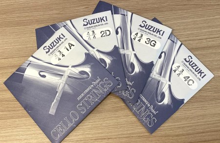 チェロ弦 スズキオリジナル【size:1/4】