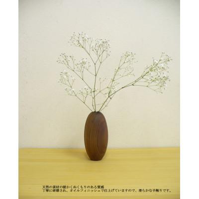 ふるさと納税 大川市 ウォールナットの木製フラワーベース |  | 02