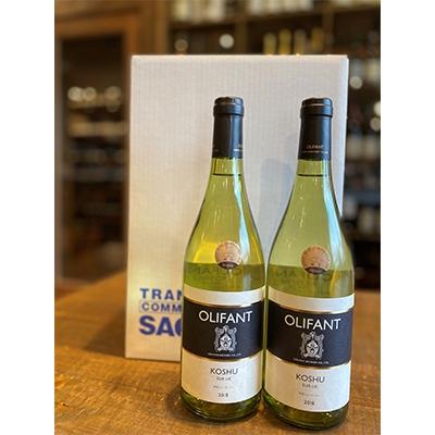 ふるさと納税 大月市 【ソムリエ長谷部賢氏セレクト】OLIFANT 甲州シュール・リー　2本セット |  | 01