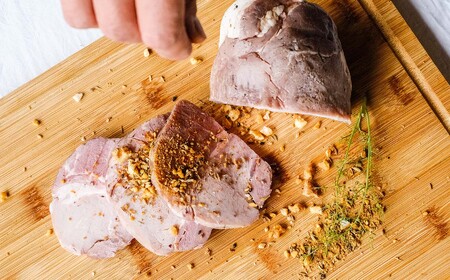 四万十ダバダ火振栗豚 ハム（約480g） 豚肉 ハム 冷凍