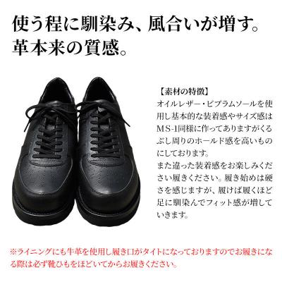 ふるさと納税 美郷町 ＜受注生産＞ 紳士靴 レザースニーカー カラー全2色|01_mzk-090101 |  | 01