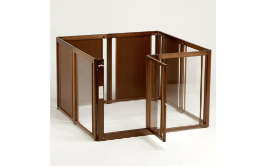 
【選べるカラー】ペット用木製サークル『ペットサークル F 80 XL アクリル』
