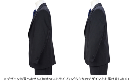 高級メンズスーツ 秋冬仕様【100 AB7】黒系