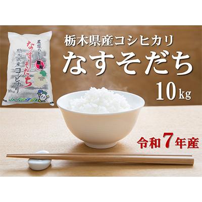 ふるさと納税 那須町 【大田原市・那須塩原市・那須町共通返礼品】R7年産栃木県産コシヒカリなすそだち10kg〔P-131〕