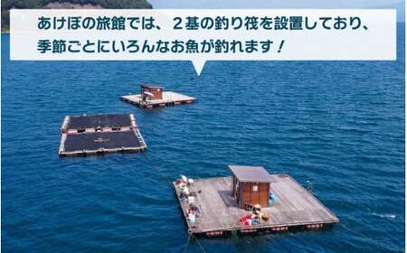 [041-a004]  釣りイカダ利用券（1名分）オキアミとペレット付き