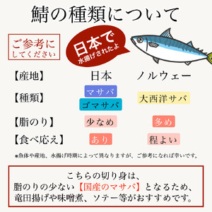 鯖の切り身(甘塩) 20切 鯖