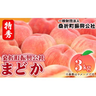 ふるさと納税 桑折町 もも【まどか・2026年産先行受付】特秀3kg(8玉〜11玉)桑折町振興公社