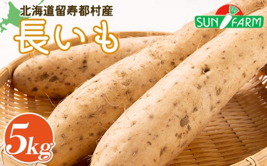 先行予約 長いも 5kg ながいも 長芋 ナガイモ 長イモ オンライン 申請 ふるさと納税 北海道 留寿都 野菜 根菜 とろろ とろろいも トロロいも 産地直送 新鮮 採れたて 漬物 お好み焼き おかず 5キロ 留寿都村【2400602】