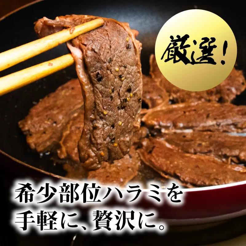 牛ハラミ 1kg×3袋 | 牛肉 ビーフ 厚切り 熟成 冷凍 大容量 焼肉 厚さ約8mm 牛 肉 お肉 精肉 スライス BBQ バーベキュー おかず おつまみ 北海道 滝川市