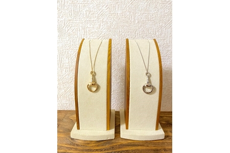 ハーフビットネックレス シルバー | ネックレス アクセサリー