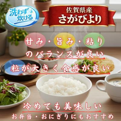 ふるさと納税 江北町 令和7年産【無洗米】食べ比べ(さがびより10kg、夢しずく10kg)【計20kg】(江北町) |  | 01