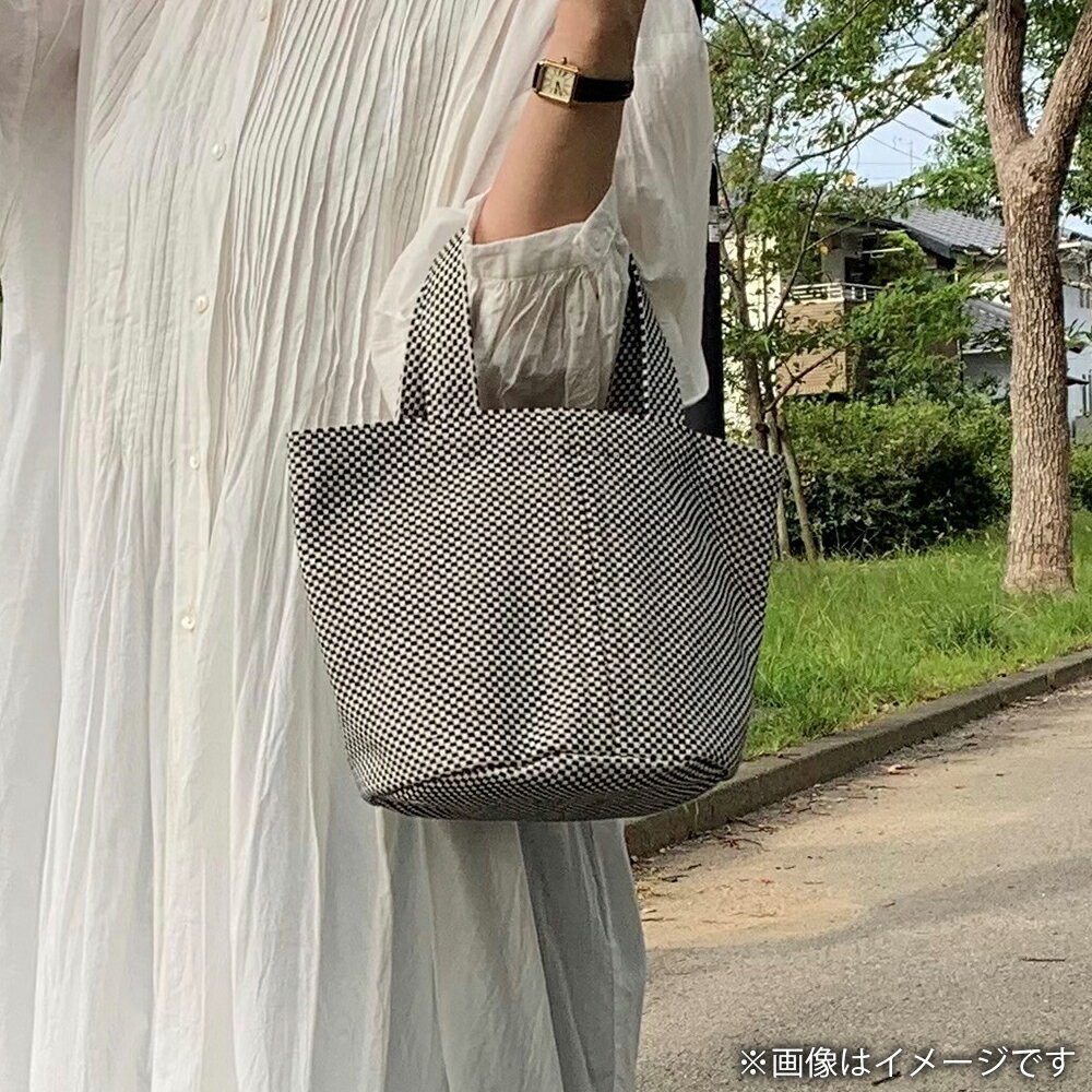 【ふるさと納税】三河木綿刺し子織バッグ sasicco コールバッグ 選べるカラー ( 消防刺子 / 赤 / 黒 ) | ハンドバッグ バケツ型 マチあり 通勤 お出かけ 手仕事 おしゃれ