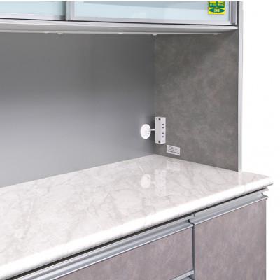 ふるさと納税 大川市 オッド 幅150cm 石目調 スリムキッチンボード食器棚 ムラミグレー・ブラックの2色対応 |  | 02