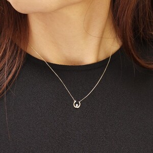 ホースシュー 馬蹄 ダイヤモンド ネックレス k18 18金 18k イエローゴールド製 dpnmcf1d