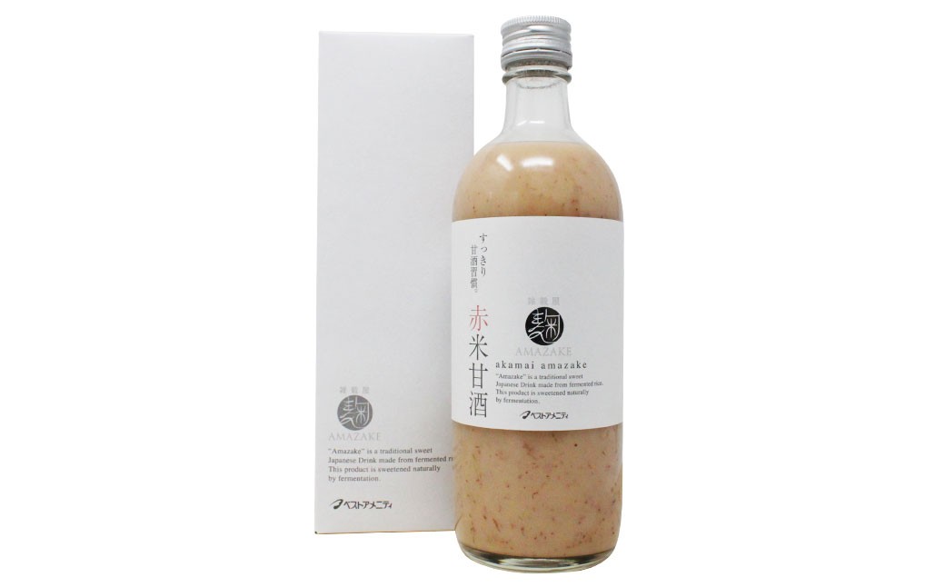 雑穀屋がつくった麹赤米甘酒 1本 化粧箱入 525g