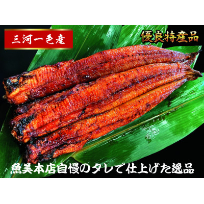 
三河一色産　うなぎ蒲焼　2尾　【1367416】
