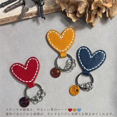 ふるさと納税 宇部市 【one】ハートのキーホルダー(オールブラック) |  | 01