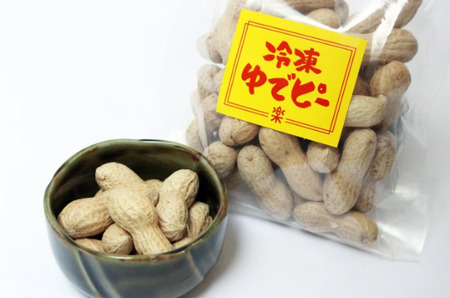 落花生 ピーナッツ 冷凍ゆでピー 6袋（約105ｇ/袋） / 秦野名産 落花生 縁起豆 ゆで ピーナッツ 神奈川 冷凍 おつまみ おやつ お土産 家族 セット お酒のお供 冷凍  011-02-1