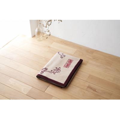 ふるさと納税 泉大津市 アートブランケット『鳥獣戯画』ひざ掛け |  | 03