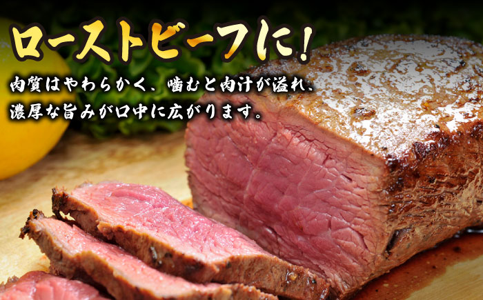 【訳あり】博多和牛モモブロック（ローストビーフ用等）約500g～600g＜株式会社MEAT PLUS＞那珂川市 [GBW109]