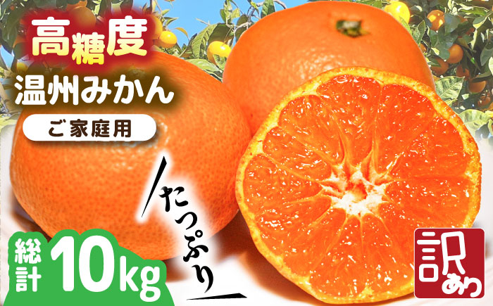 
                  みかん【2026年11月下旬〜発送】【高糖度】 温州みかん 約10kg（傷もの） / みかん 果物 フルーツ 柑橘 蜜柑 ミカン ミカン くだもの mikan 国産 訳あり / 南島原市 / 南島原果物屋 [SCV015]
                