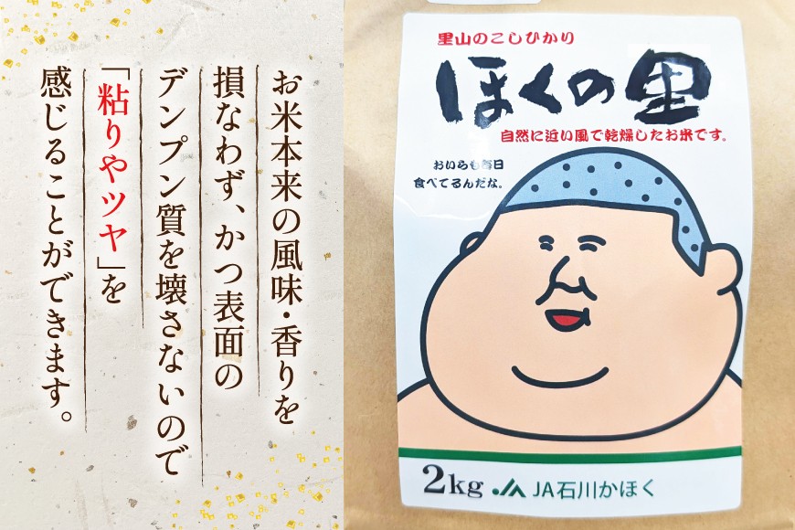米 令和7年 コシヒカリ 里山のこしひかり ほくの里 2kg 2袋 計 4kg [JA石川かほく 石川県 津幡町 tb17nir90049] ふるさと納税 お米 白米 ご飯 ごはん コメ こめ 小分け