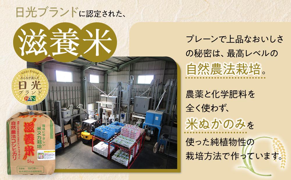 令和7年産 日光米 食べくらべ 自然農法 滋養米 5Kg & 特別栽培米 ゆうだい21  5Kg