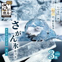 【ふるさと納税】さがん氷【バラエティセット】【キューブタイプ1.1kg・スティックアイス10本・丸氷3個】名水百選 藤津製氷 氷 天然水使用 角氷 多良岳山系 お試し 小分け氷 お酒 焼酎 リキュール サイダーと一緒にさがん氷 かき氷 A-172