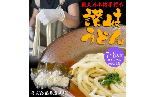 たどつ製麵　本生かけうどん　だし付き 8人前【B-73】