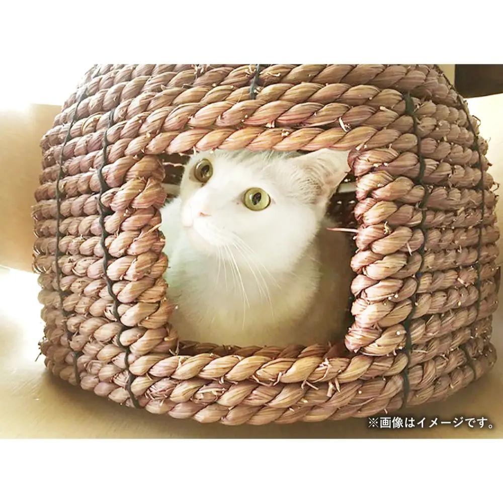 い草縄 猫のお家 猫 グッズ 猫グッズ 猫用 ペット用品 イグサ い草 ペットハウス キャットハウス