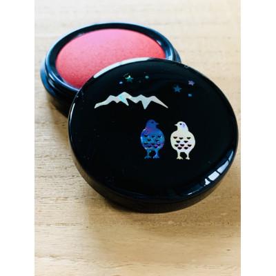 ふるさと納税 高岡市 【高岡漆器】螺鈿　雷鳥　朱肉入ケース(40号)