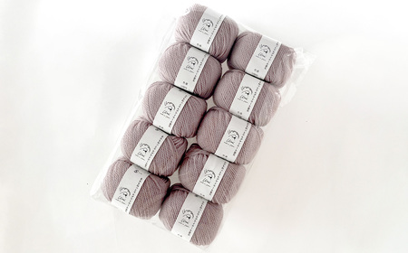 毛糸 ウルグアイウール並太 4番色 10玉セット ／ ウール100％ 並太毛糸 手編み 編み物 ハンドメイド 冬小物 マフラー 帽子 セーター ブランケット 編みやすい ふっくら 愛知県 No.356