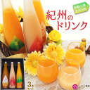 【ふるさと納税】紀州のドリンク3本セット
