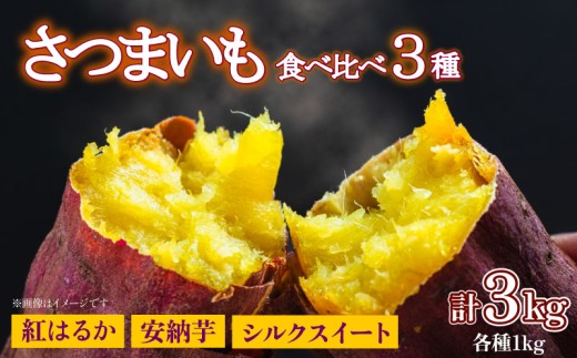 【 先行予約 】京都府産 さつまいも 3種 食べ比べ セット 紅はるか 安納芋 シルクスイート  ( 発送時期 10月下旬～11月下旬 )  サツマイモ 旬 さつま芋 期間限定 季節 秋 京都 京都府 芋 いも イモ 京丹後 京丹後産 京丹後市 季節限定 先行 京都 京都府 JA 全農