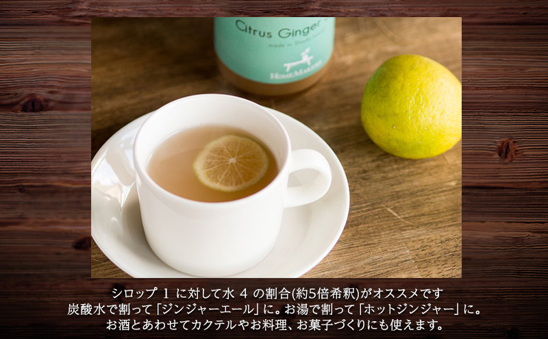 【 小豆島 】小豆島ジンジャーシロップ3本セット 果実飲料 ジュース 