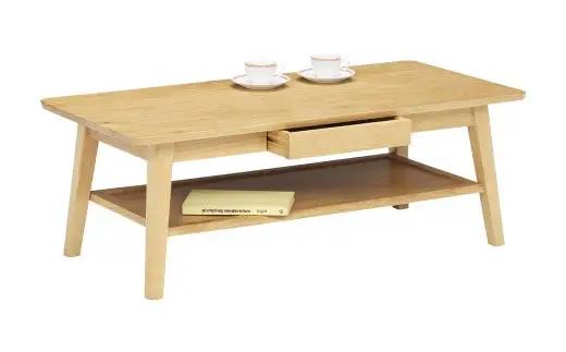 【 オーク 】 こだわり木材のセンターテーブル 幅115cm 引き出し リモコン収納 無垢材 リビング収納 家具 センターテーブル センター テーブル インテリア デザイン リビング 収納