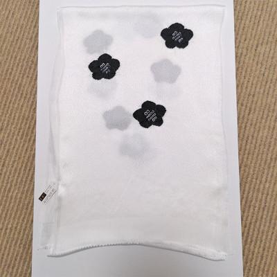 ふるさと納税 伊丹市 帯揚げ　輪出し　白地にブラック　和装 伝統技術 [54030418] |  | 01