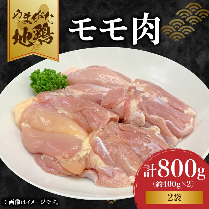 【ふるさと納税】やまがた地鶏「モモ肉」 2袋 お肉 鶏肉 地鶏 セット 冷凍 もも