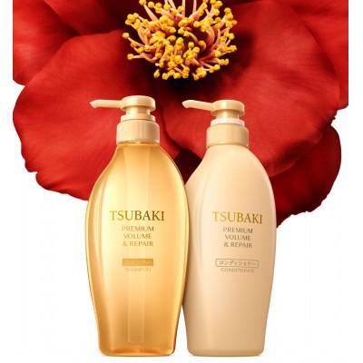 ふるさと納税 久喜市 TSUBAKI　プレミアムボリューム&amp;リペア　シャンプー/コンディショナー　2品セット