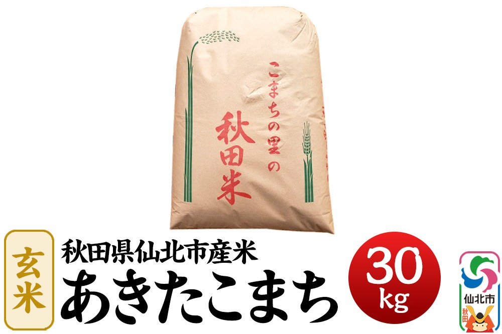 【一等米】秋田県仙北市産米 令和7年産 あきたこまち 玄米 30kg＜藤村本店＞30キロ|02_fmh-070901