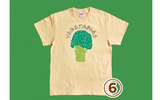 オリジナル 手刷り Ｔシャツ 【ブロッコリー　XLサイズ】メンズ レディース かわいい おしゃれ 通年 日用品 シャツ Sサイズ Mサイズ Lサイズ XLサイズ イラスト 人気 おすすめ