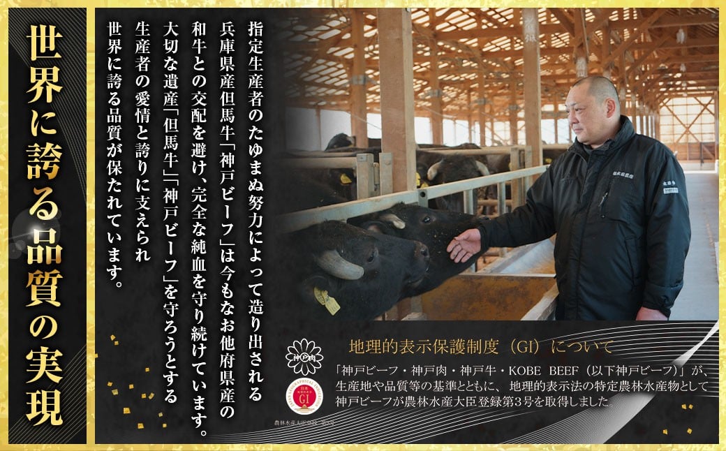 神戸牛 お肉三昧セット 計約1.5kg AKLS10