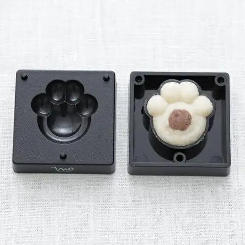 【手作り和菓子シリーズ】●練りきり型（へら付）：猫シリーズ● プラスチック製 和菓子 調理 料理 製菓 キッチン 調理器具 和菓子 お菓子 抜き型 押し型 型抜き ねりきり 押し寿司 千葉真知子先生監