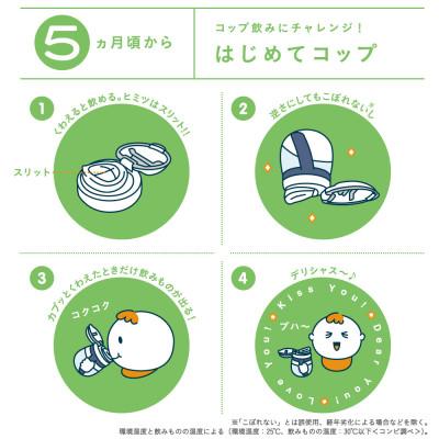 ふるさと納税 潮来市 コンビのラクマグ　はじめてコップ240ml　くも(1個) |  | 02