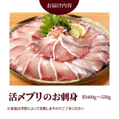 ふるさと納税 延岡市 延岡産活〆ブリのお刺身400g〜550g |  | 02
