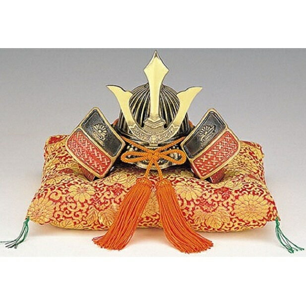 【ふるさと納税】出世兜 高岡銅器 置物 端午の節句 誕生祝 新築祝　民芸品 工芸品 雑貨 かぶと 座布団付