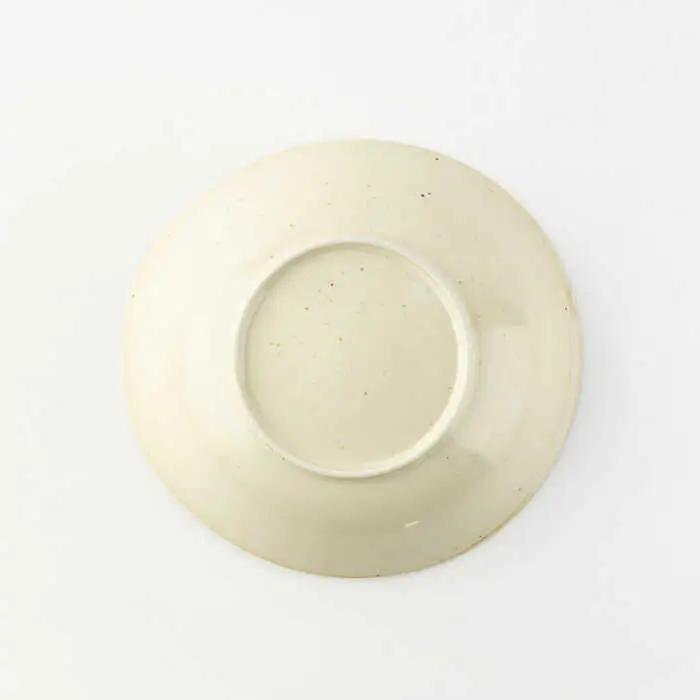 【美濃焼】ナチュラル カレー皿 4枚セット【山正各務陶器】 器 北欧風 クリーム色 (491304)[MFW030]