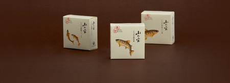 山の宝 アマゴ缶詰 ３種セット（ギフトボックス付） / 岡山県 真庭市 しげや 【shigeya002-01】