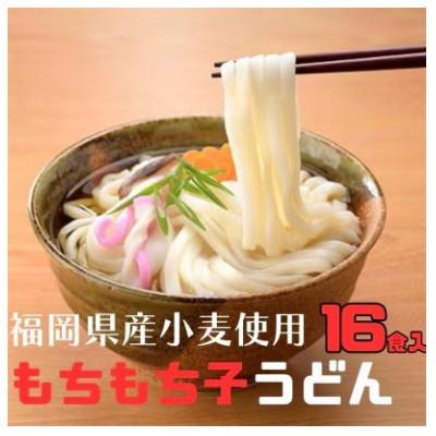 ふるさと納税 豊前市 【毎月定期便】もちもち子うどん 16食入り×全12回